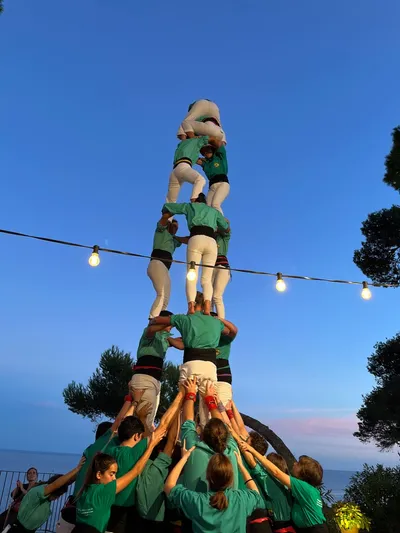 Castell en sopar d'empresa